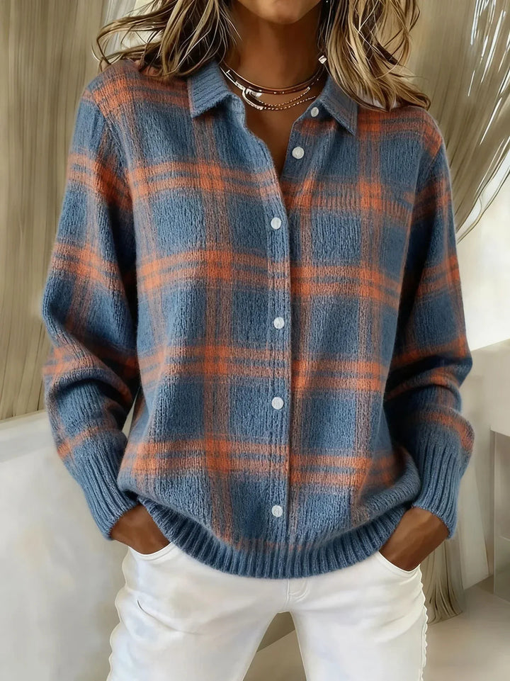 Dafne | Plaid Cardigan