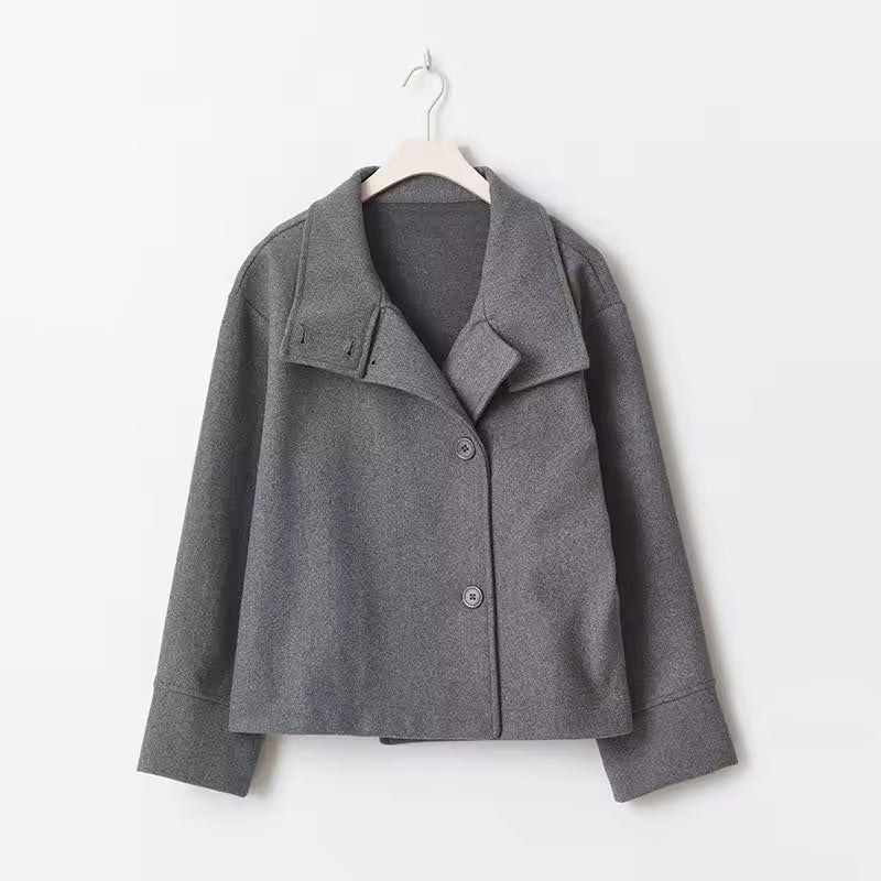 Rosa | Luxe Double-Breasted Short Coat
