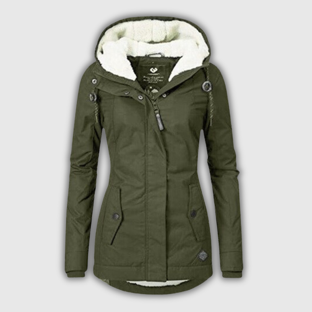 Ginevra | Teddy-Lined Hooded Winter Parka