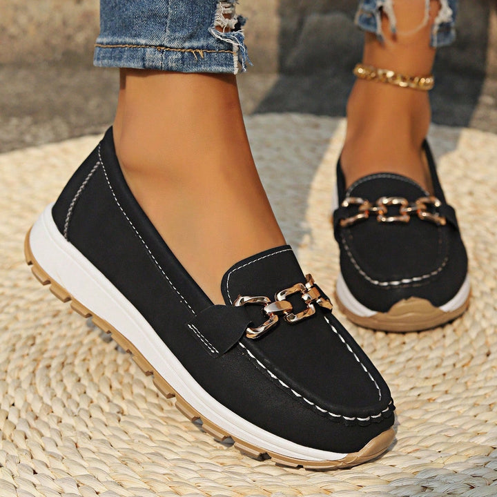 Ottavia - Orthopedic Flat Buckle Loafers