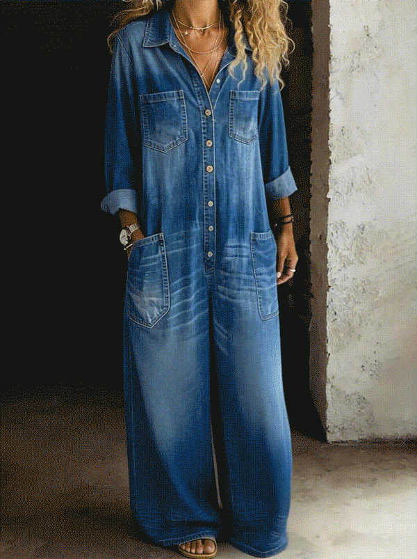Susanna | Relaxed Denim Jumpsuit