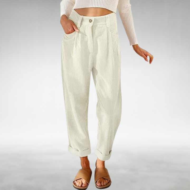 Emanuela | Capri Trousers with a Relaxed Fit