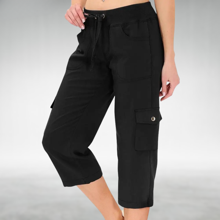 Adelaide | Cargo Capri Trousers with a Relaxed Fit