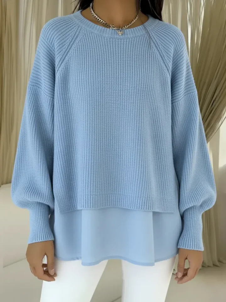 Elisabetta | Layered-Look Sweater