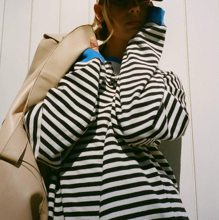 Gloria | Oversized Striped Sweater