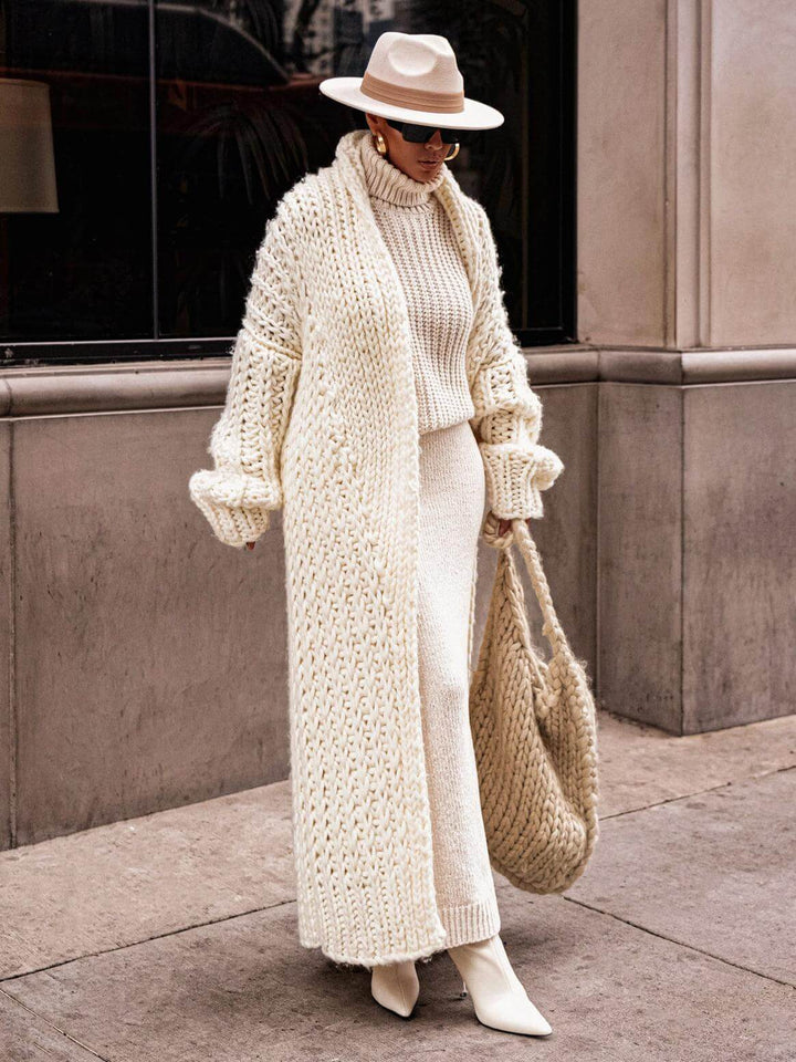 Ivory| Knit Coat