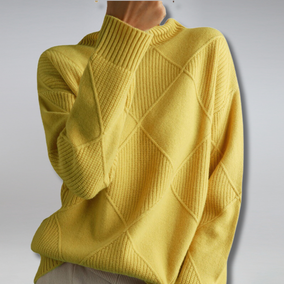 Carolina | Cable-Knit Turtleneck Sweater