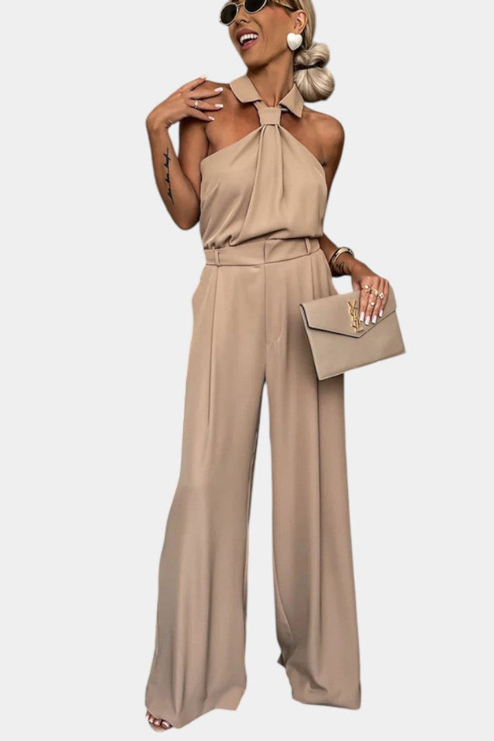 Gaia Halter Ensemble with Flowing Silhouette