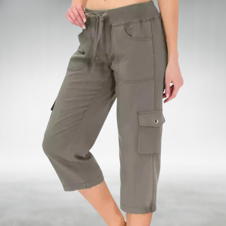 Adelaide | Cargo Capri Trousers with a Relaxed Fit