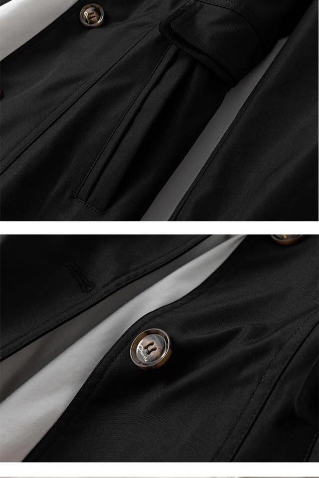 Eleonora | Tailored Button-Front Trench Coat