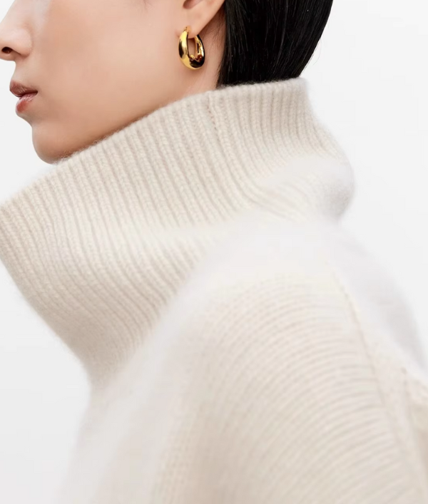 Carmela | Cable-Knit Turtleneck Sweater