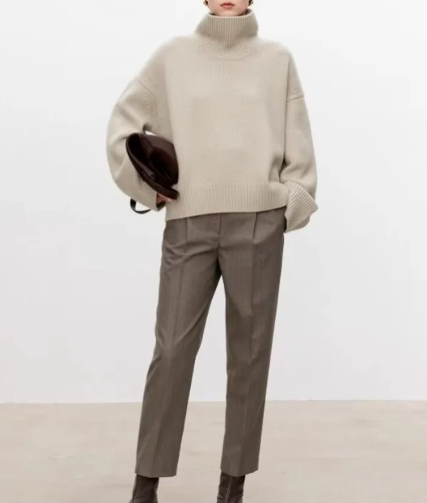 Carmela | Cable-Knit Turtleneck Sweater
