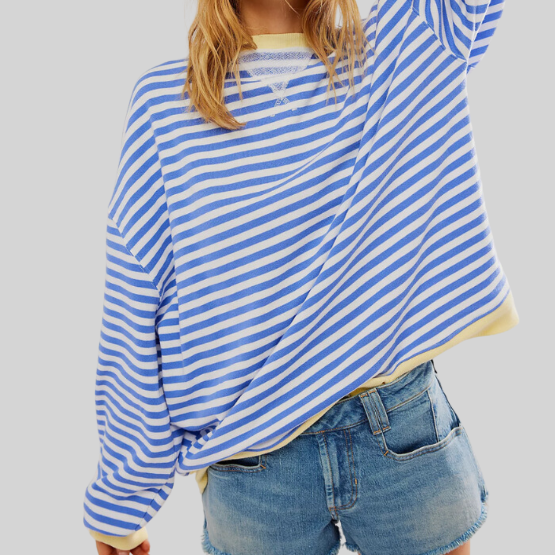 Gloria | Oversized Striped Sweater