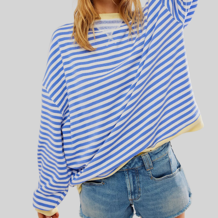 Gloria | Oversized Striped Sweater