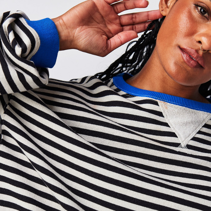 Gloria | Oversized Striped Sweater