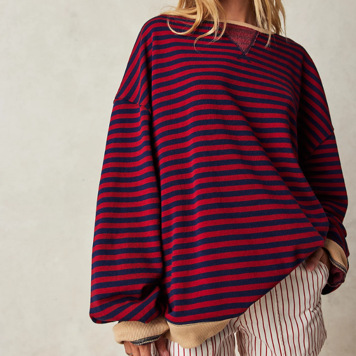Gloria | Oversized Striped Sweater