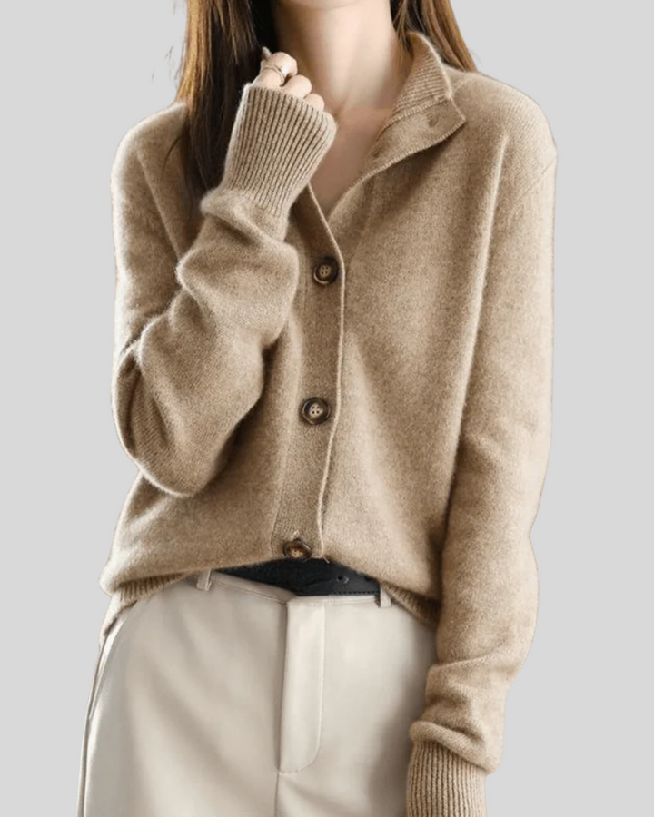 Carla | Retro Cashmere Cardigan