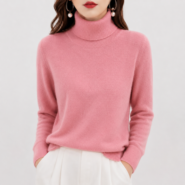 Marta | Cashmere Mock-Neck Sweater