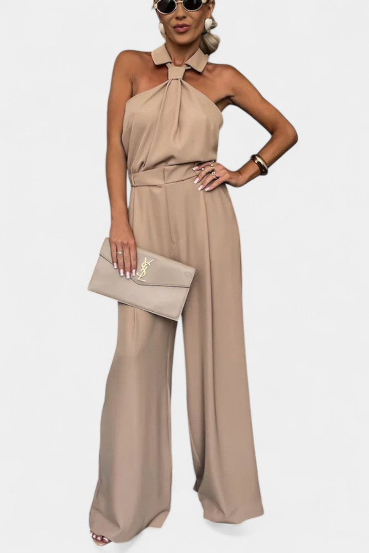 Gaia Halter Ensemble with Flowing Silhouette