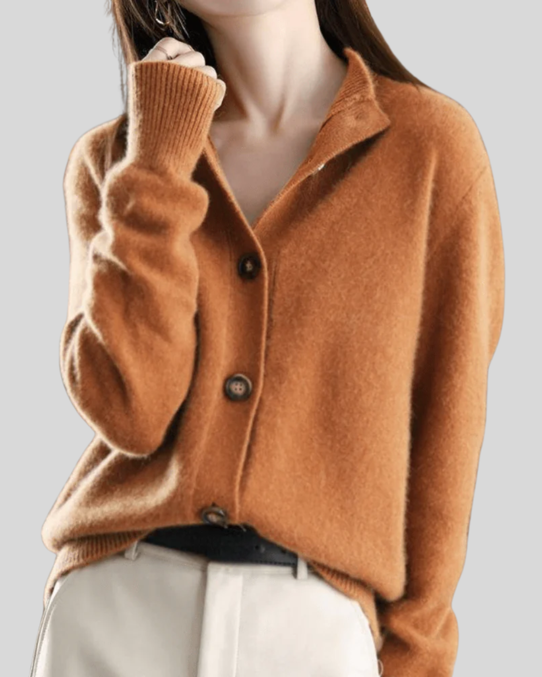 Carla | Retro Cashmere Cardigan