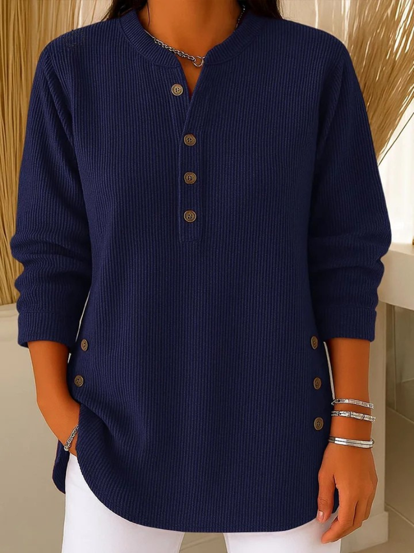 Eleonora | Button Henley Tunic