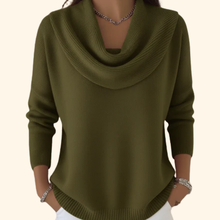 Lavinia | Cowl Neck Sweater