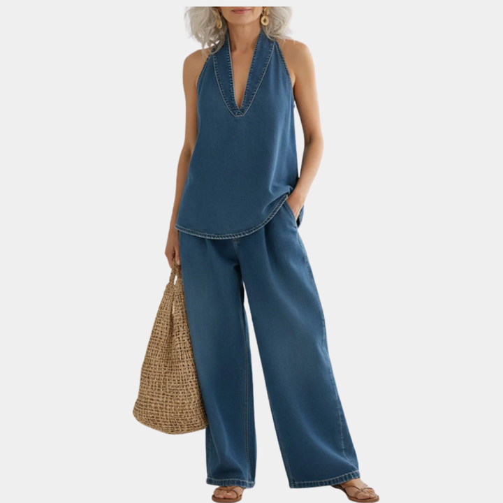 Evelina | Two-Piece Denim Set