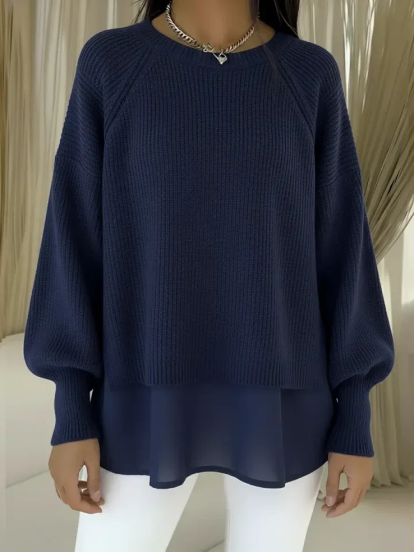 Elisabetta | Layered-Look Sweater