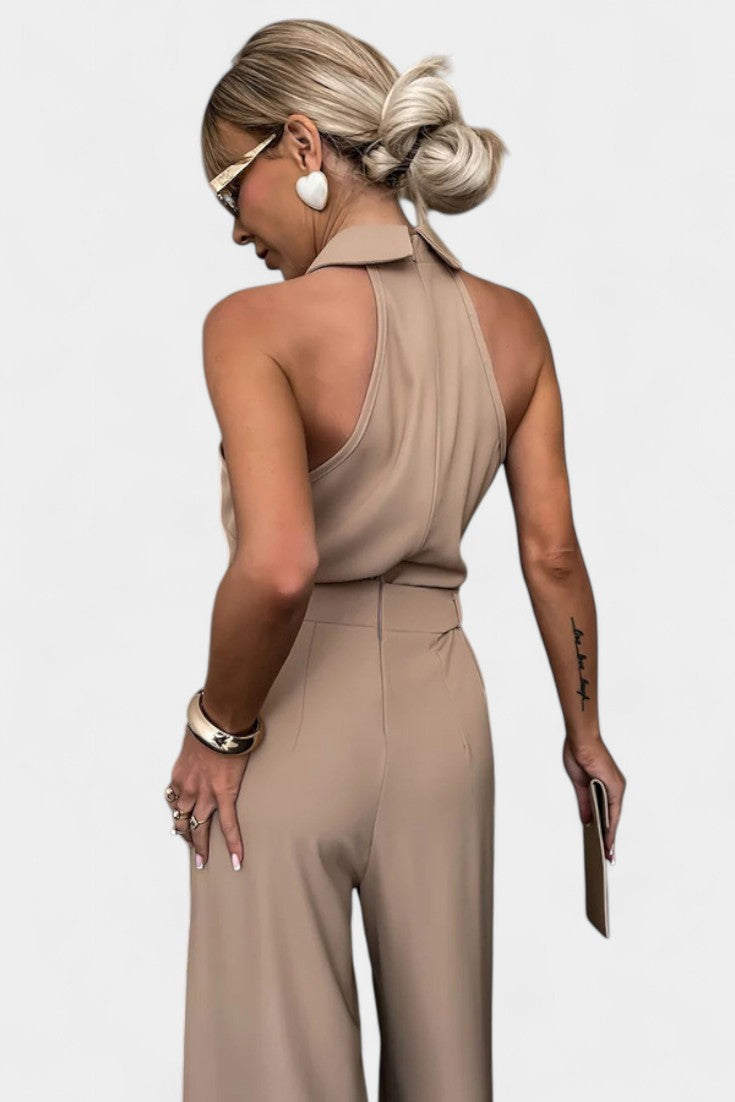 Gaia Halter Ensemble with Flowing Silhouette