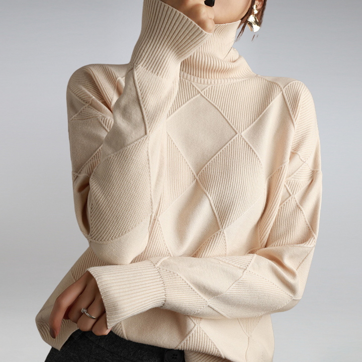 Carolina | Cable-Knit Turtleneck Sweater