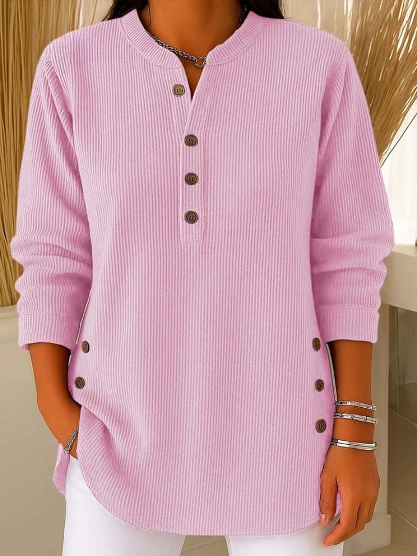 Luciana | Henley Button Tunic