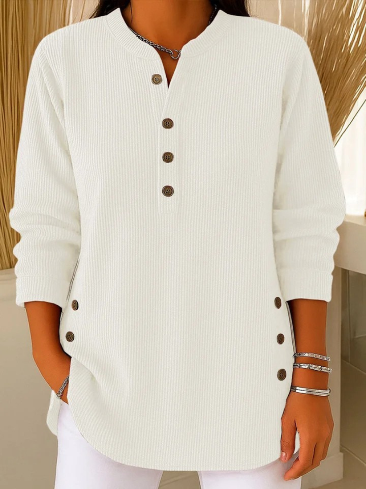 Eleonora | Button Henley Tunic