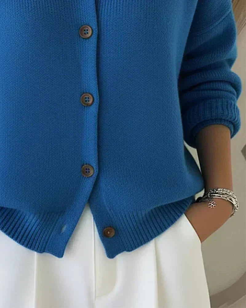 Delfina | Button Collar Cardigan