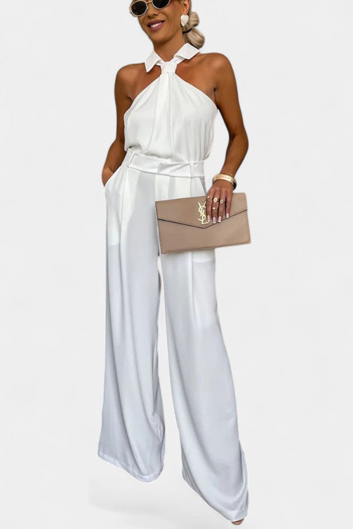 Gaia Halter Ensemble with Flowing Silhouette