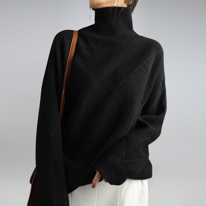 Carolina | Cable-Knit Turtleneck Sweater