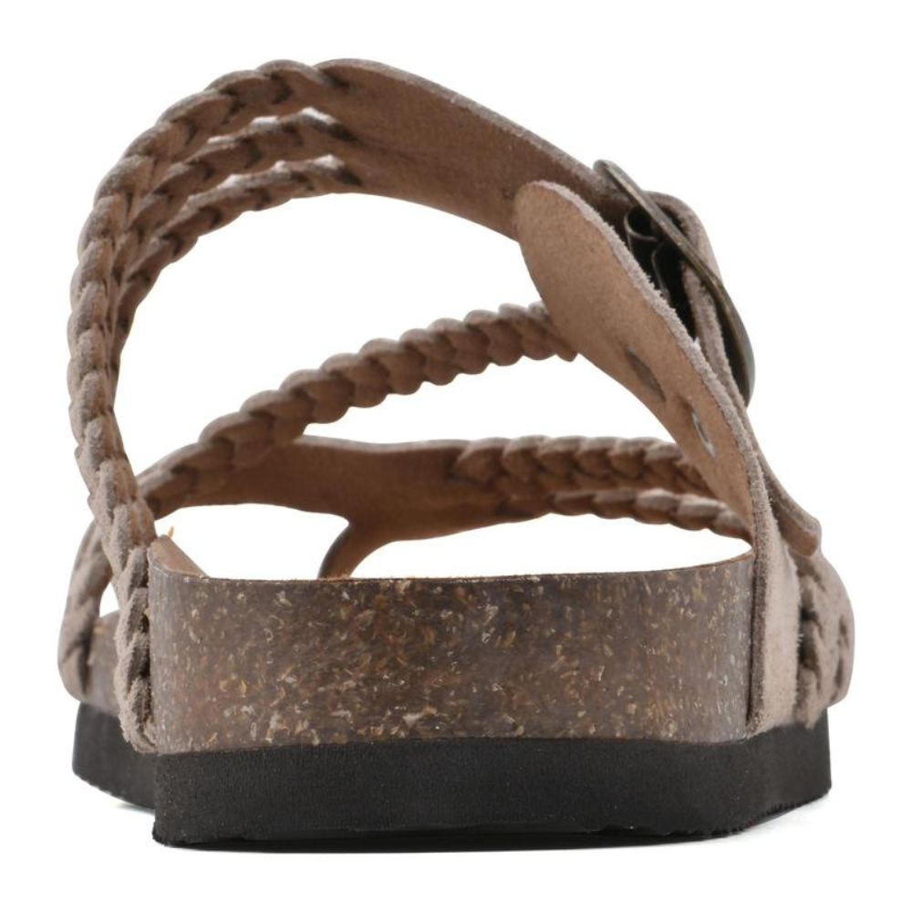 Melania - Orthopedic Braided Cork Sandals