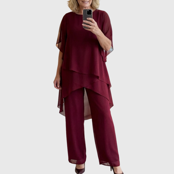 Vittoria | Fluid Palazzo Set for Elegant Comfort and Style