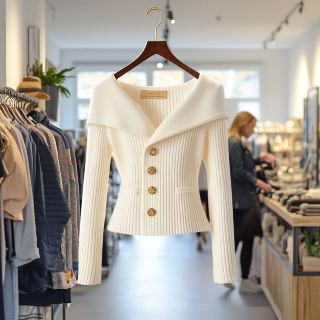 Flora | Soft Knit Blouse