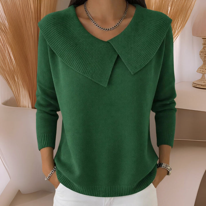 Felicia | Soft-Collar Knit Sweater
