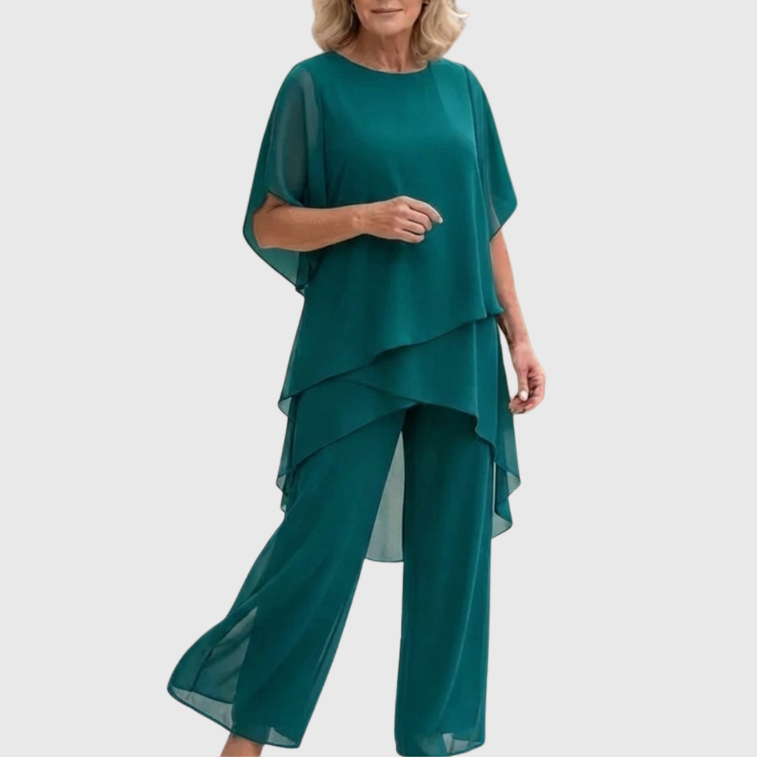 Vittoria | Fluid Palazzo Set for Elegant Comfort and Style