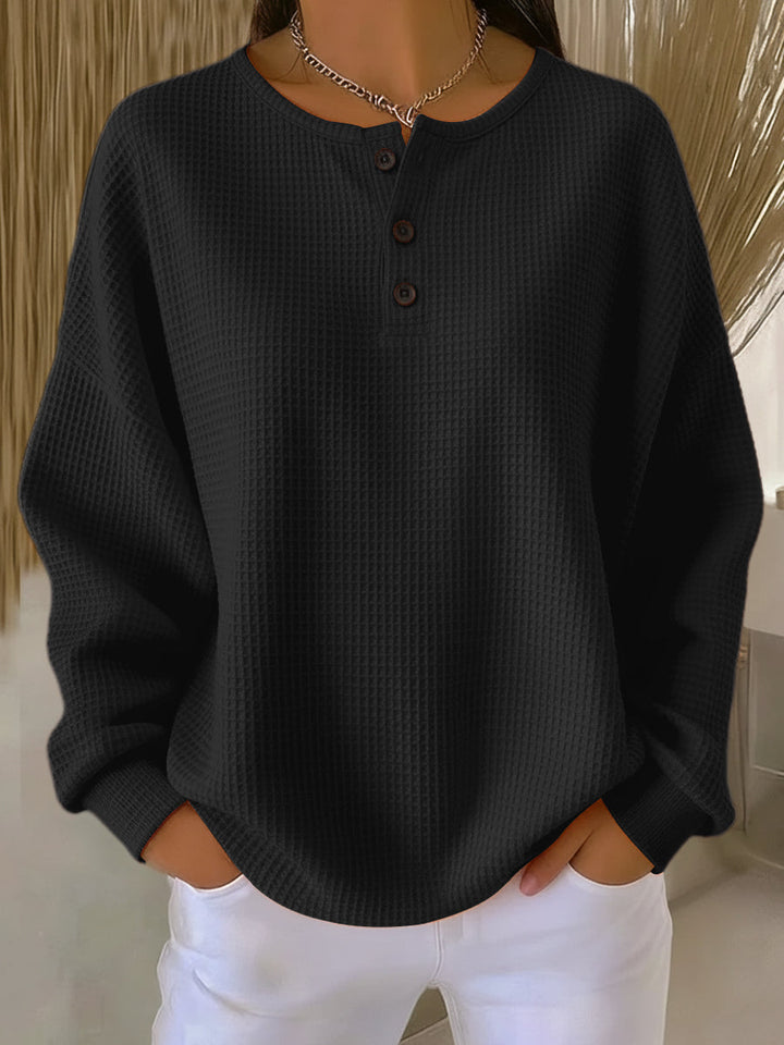 Giuliana | Relaxed Collar Sweatshirt