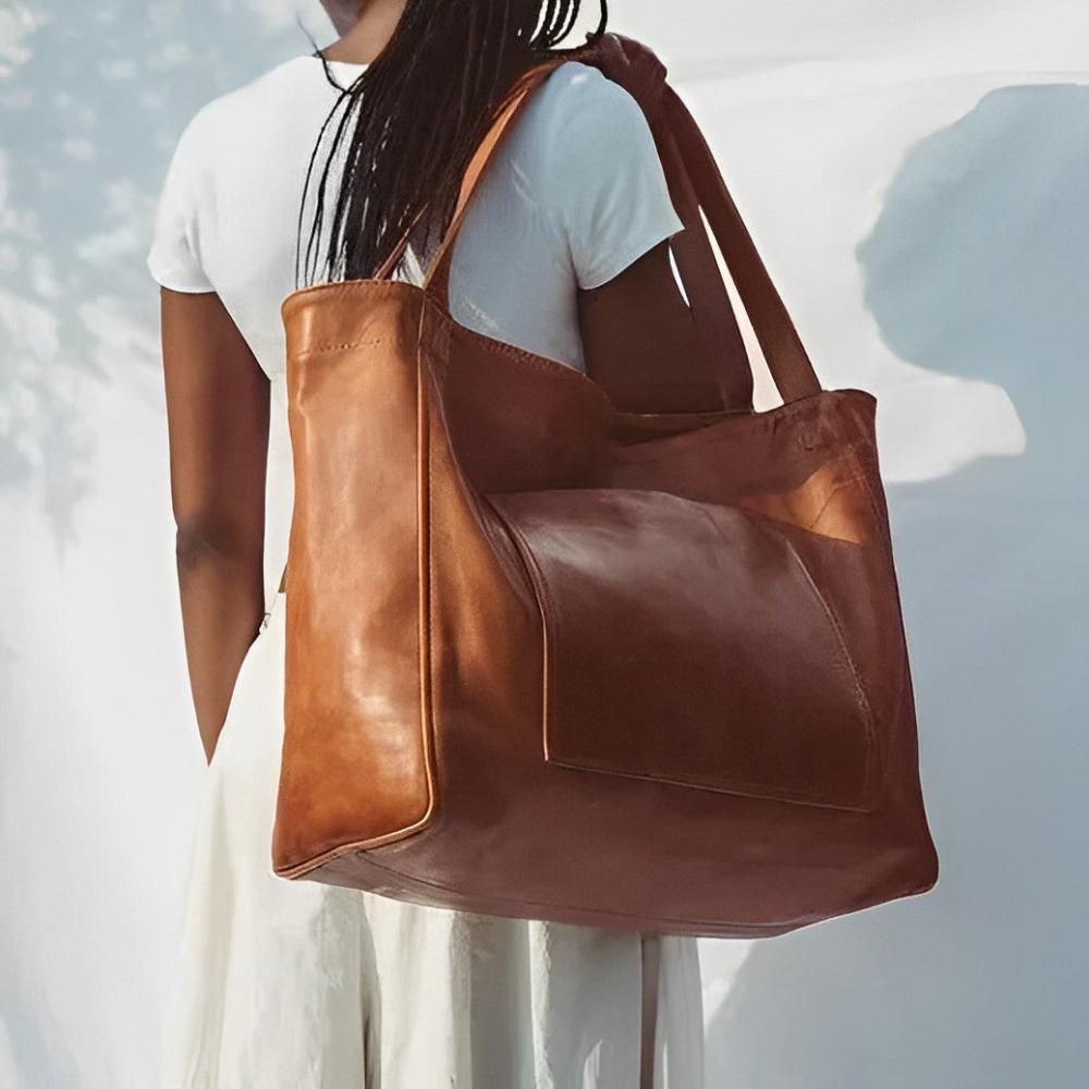 Carmela | Vintage Leather Shoulder Bag