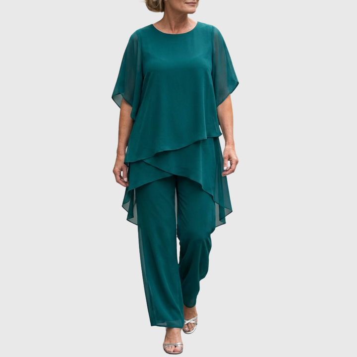 Vittoria | Fluid Palazzo Set for Elegant Comfort and Style