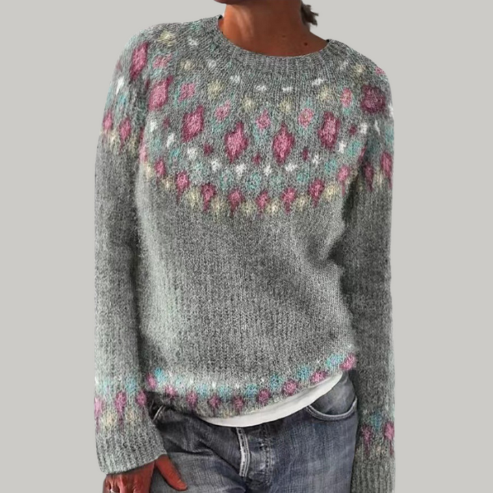 Alice | Retro Icelandic Knit Sweater