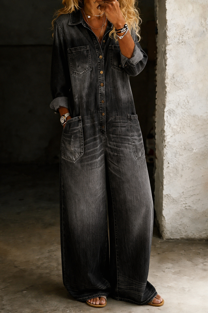 Susanna | Relaxed Denim Jumpsuit