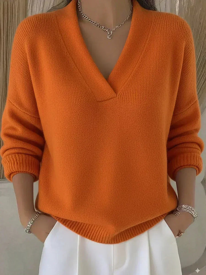 Elisa | Relaxed V-Neck Sweater