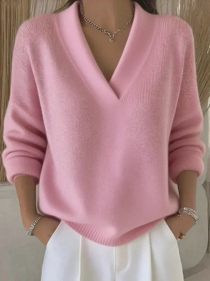 Irene | Relaxed V-Neck Sweater