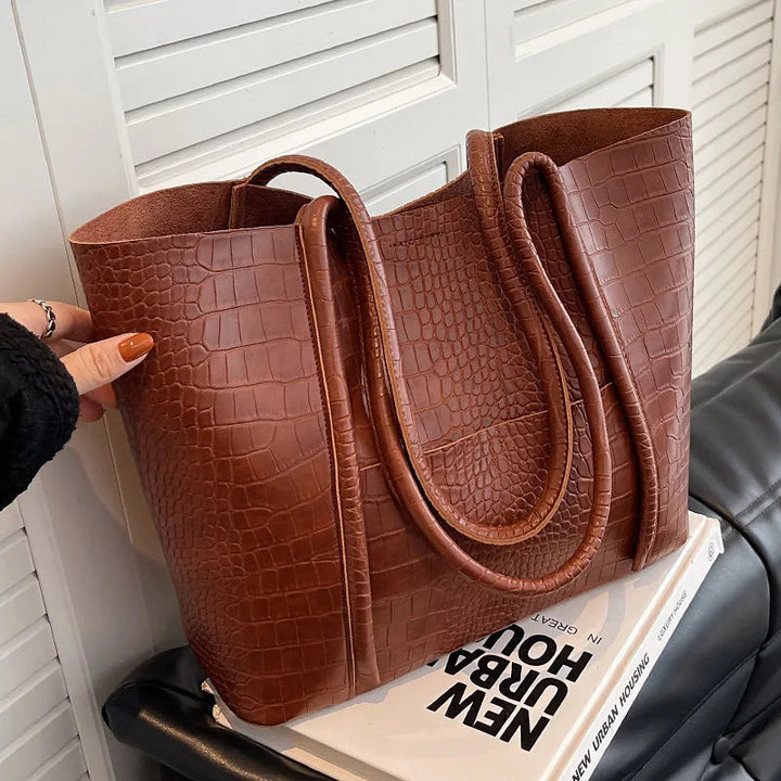 Beatrice | Refined Leather Shoulder Bag