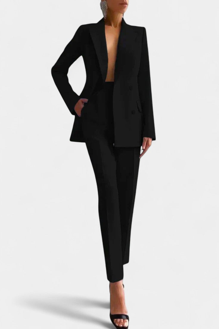 Pierina Tailored Blazer & Chic Wide-Leg Trousers