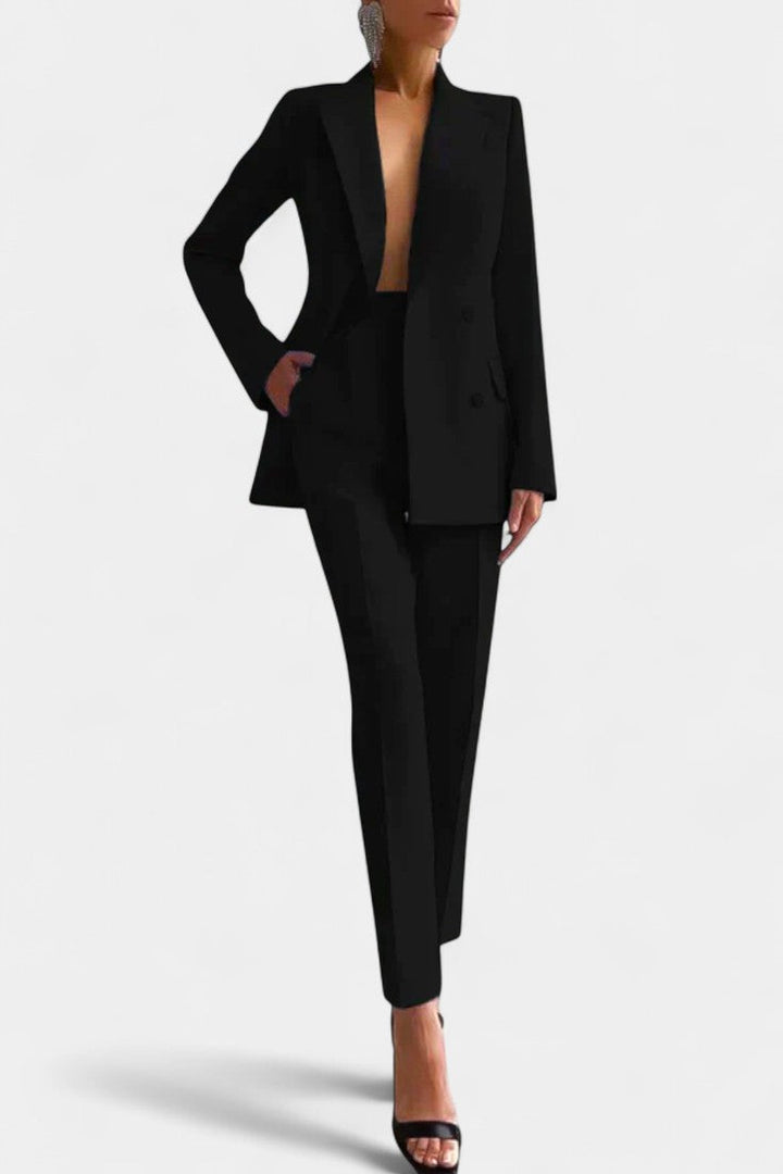 Pierina Tailored Blazer & Chic Wide-Leg Trousers